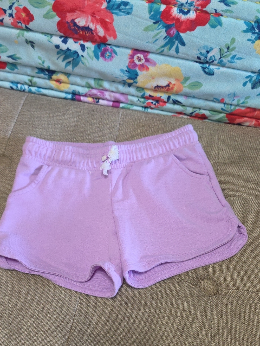 Cat & Jack Lilac Drawstring Shorts